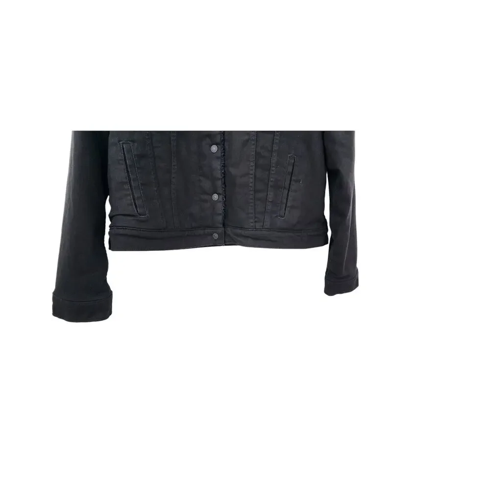 Men's‎ Levi's Black Sherpa Lined Trucker Jacket Size XL Black